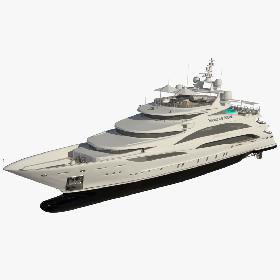 Diamonds Are Forever Yacht Redshift 3D model